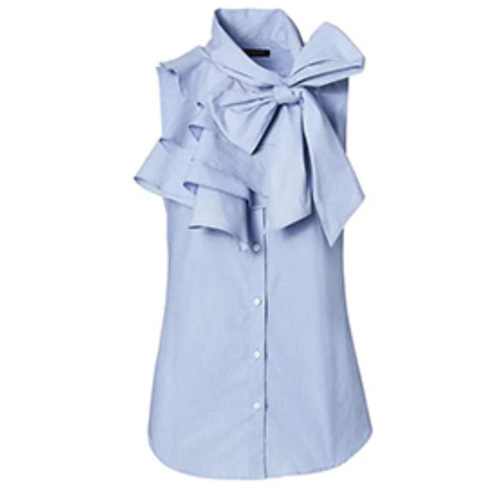 NWOT Banana Republic Riley Fit Tie Front Top